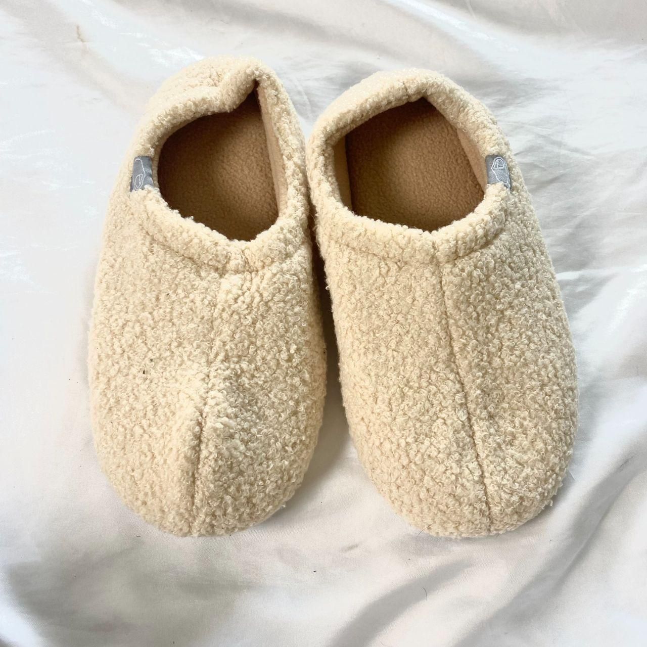 New Lightweight Soft Sherpa Cream Nude Faux Fur House Slipper Socks Us 6